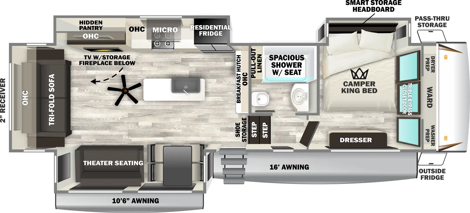 Sabre 32GKS Floorplan